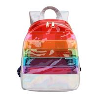 Mochila transparente holográfica brilhante bolsa de ombro transparente transparente para viagens diárias. Mochila casual ao ar livre em Promoção | Ofertas na Americanas