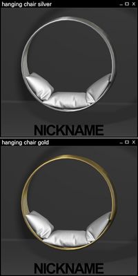 hanging chair | give me a nickname on Patreon