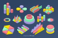 Isometric colorful statistic template collection Free Vector Check the link if you want to use it, remember to read the license. #free #freepik #vector #flatdesign #flat #design #graphicdesign #vector #illustration #digitalart #vectorial #vectors #graphic #infographic #isometric #colorful