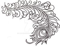 Peacock Feather Design Part 3 by amanda9309 on DeviantArt