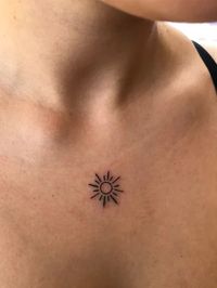 20 Radiant Sun Tattoos for Women in 2021 - The Trend Spotter