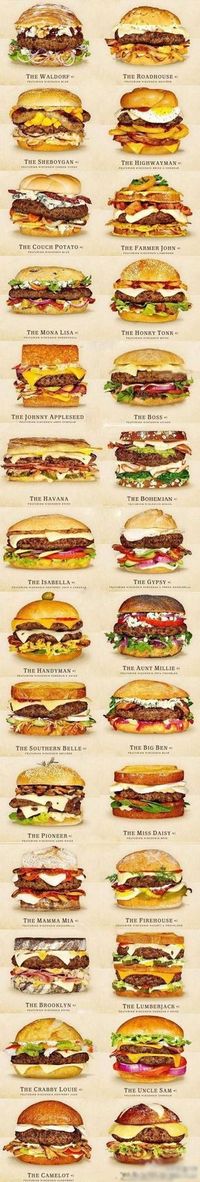 30 Cheeseburger ideas. I have hit the mother-load of all things holy.