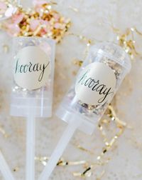 DIY NYE Wedding confetti poppers Rachel May Photography 340x430 Inspiration and Ideas: Confetti