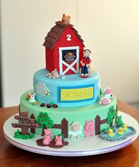 how to make a 3d barn cake - Google Search