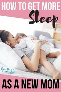 Are you miserable as a new mom due to lack of sleep? I get it! If baby doesn't sleep, mama can't sleep and it's miserable for both of you. Here are tips and tricks to get your baby to sleep, so you can get some much needed rest!
