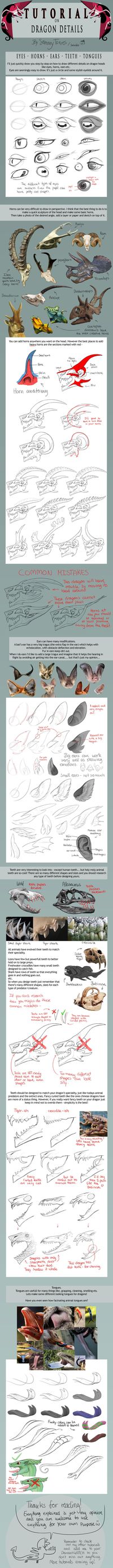 TUTORIAL: Dragon Details by SammyTorres on DeviantArt