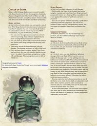 Circle of Slime | An ooze themed druid with a melee focus : UnearthedArcana