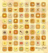 Winnie the Pooh App Icons