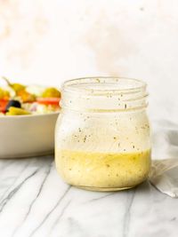This Olive Garden salad dressing recipe is so easy to make at home from just a few ordinary ingredients! It's simple to get that restaurant taste at home.