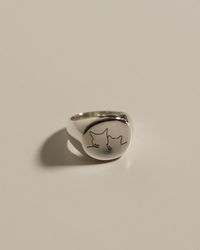 Yes! You can customise your own signet ring with your own illustration, or any font! 😀