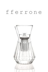 It is rare to have a functional object for everyday use as beautiful as the Talise, which accents the decor of a contemporary kitchen or dining room brilliantly. It can be used with the funnel to filter water or without the funnel for a drink of your choice. Handcrafted without the use of molds by master glassblowers. Takes Brita or Brita equivalent water filters, not included. Design: Felicia Ferrone, 2015 Handcrafted in Czech Republic