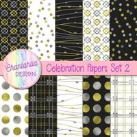 Free digital paper in silver and gold patterns. Use them in your digital scrapbooking or other digital design projects. Print them off for your paper crafts 300 dpi 12 x 12in #freedigitalpaper #digitalpaper #digitalscrapbooking #diitalscrapbookingfreebies #printable