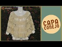 Capa Conejo (tejida a crochet) - YouTube