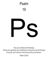 Psalm Bible Periodic Table