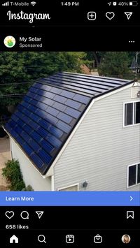 Thinking to use solar panel roof tiles or shingles on my future garage and barn. Check for planning permission. #solar #renewableenergy #chateaudiy #diyreno #restoration