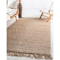 Mistana™ Deziree Geometric Handmade Braided Natural Area Rug & Reviews | Wayfair