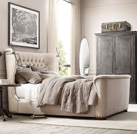 Churchill Upholstered Bed | Upholstered Beds | Restoration Hardware