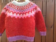 Made to order, Icelandic sweater, 2 to 10 years, handmade, jumper, unisex, kids, knit, children, lopapeysa, sweater, kids fall, woo sweater
