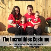 Disney's The Incredibles family DIY Halloween costume, cheap Halloween costume