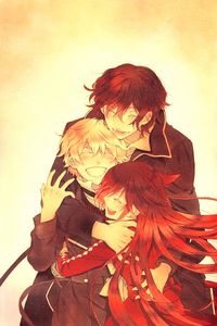Gilbert Nightray, Oz Vessalius, and Alice Baskerville