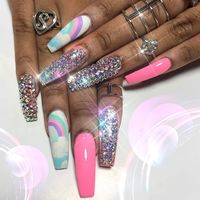 ....Just whipped these up! GALAXY HOLO from @PIMPMYCLAWZ