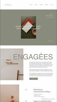 Our client website showcase - www.studio-ethis.com. Lyra is designed with commercial and educational brands in mind. It’s for creatives who hustle, provide mentorship, travel and want a clear and captivating way to present their experience, knowledge and offerings. Any creative, be that a photographer, designer, stylist, consultant, blogger, etc will fall in love with Lyra’s impactful layouts and charismatic style.