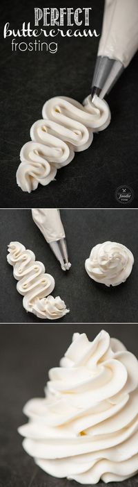 Next time you bake a cake or make cupcakes, you'll want to make this rich, smooth, and incredibly delicious traditional yet Perfect Buttercream Frosting.