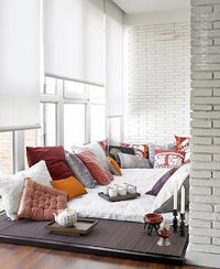 The Pillow Nook | 44 Cozy Nooks You'll Want To Crawl Into Immediately