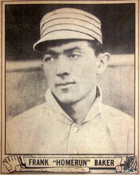 Happy Birthday, March 13th. John Franklin “Home Run” Baker (March 13, 1886 – June 28, 1963) Hall of Fame Third Baseman for the Athletics and Yankees 1908 - 22.