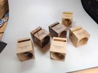 Wooden Ideas | Ecospeakers Ecophonic UNO arreglándose para sus primeras fotos : P
