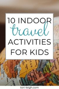 10 around the world theme activities to travel from home with kids | preschool crafts | toddler activities | travel activities | travel crafts for kids | virtual travel with kids | #virtualtravel #preschool