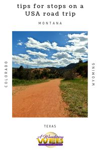 Where would you want to stop on a cheap road trip in the USA? The United States has many beautiful and interesting historic sites to explore. View stops in Montana, Wyoming, Colorado and Texas! #best #affordable