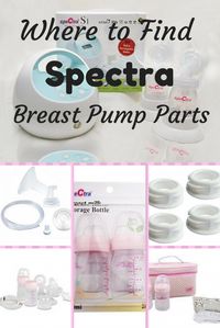 Need Spectra Breast Pump Parts? They aren't easy to find! This page tells yoy where you can buy replacement parts, bottles, and accessories for your Spectra Pump!