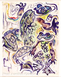Walter Anderson (1903-1965) watercolor and pencil on paper, 1960