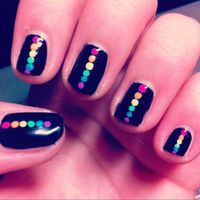 rainbow dots