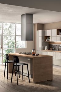 You can use the Urban model to furnish your living room too, retaining stylistic continuity with your kitchen thanks to these sophisticated finishes.
