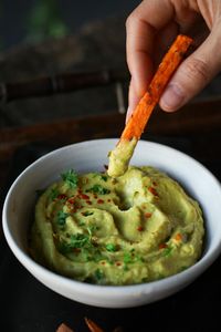 Pick Up Limes: Avocado Garlic Cream