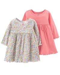2-Pack Long-Sleeve Dress Set