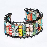 paper beads bracelet