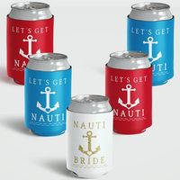 These cute and nauti can coolers are availble in more colors at Joy & Chaos!