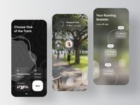 Fitness App - Running Tracker by RD UX/UI for RonDesignLab on Dribbble