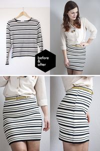 Simple and Cute DIY Skirt Ideas and Tutorial by DIY Ready at http://diyready.com/diy-clothes-pants-skirts-for-women/