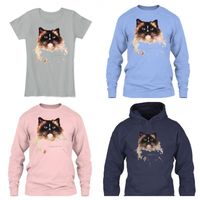 Limited Edition Ragdoll Cat Charlie Apparel until December 15, 2015! http://www.floppycats.com/limited-edition-ragdoll-cat-charlie-apparel.html