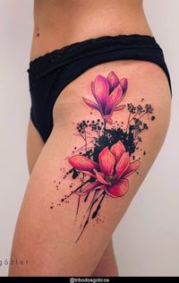 female leg tattoo flowers:ideas small models artist cute best hot arm cool simple designs back sleeve large leg