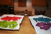 Dyed Pasta Bead Necklace