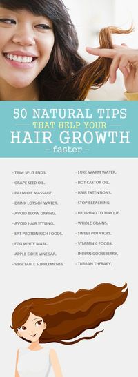 50 Best Natural Tips For How To Make Hair Grow Faster