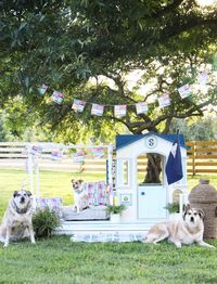 how to makeover a little tikes playhouse {and a handmade fire hydrant}