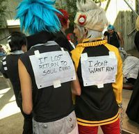 Haha, nice Cosplay of SOUL EATER, Soul Evans & Black☆Star