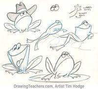How to draw a frog :)