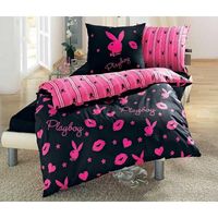 I found 'Playboy bedding' on Wish, check it out!